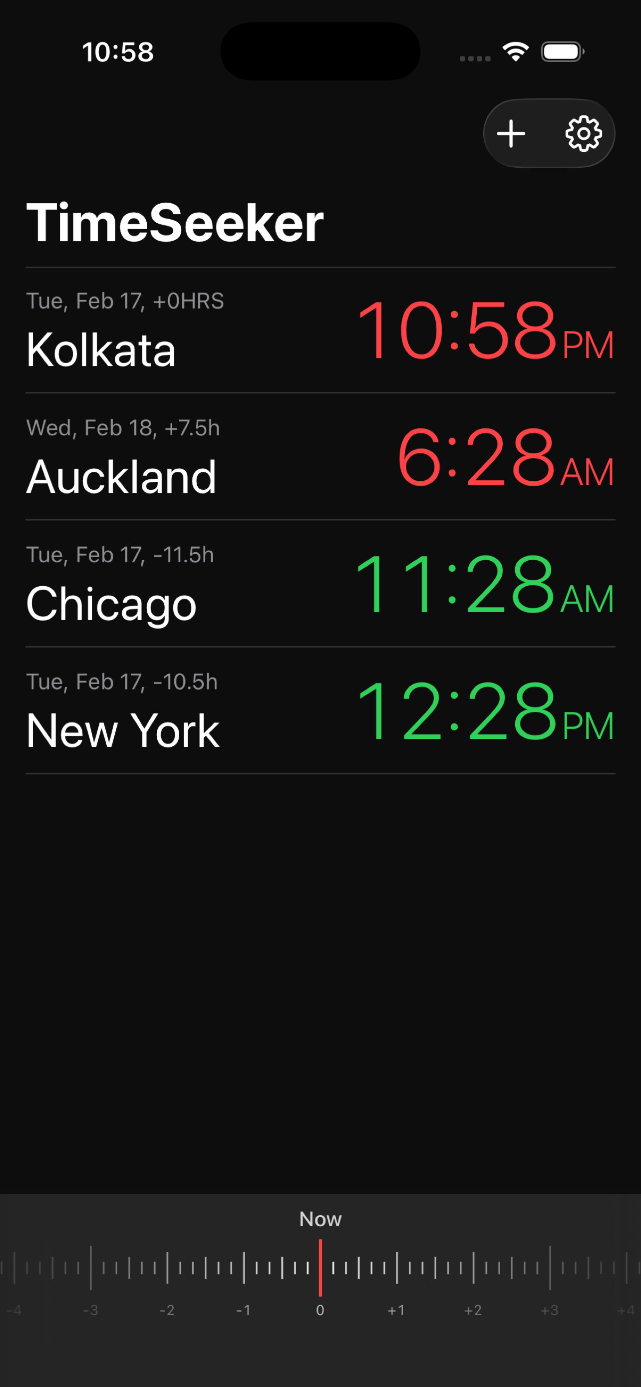Color-coded communication hours